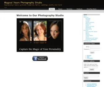 Themagicalyears.com(Our photography studio) Screenshot