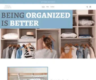Themagicclosets.com(Our mission at Magic Closets) Screenshot