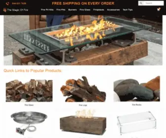 Themagicoffire.com(Fire Pits) Screenshot