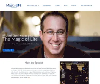 Themagicoflife.com(Alcohol Awareness) Screenshot