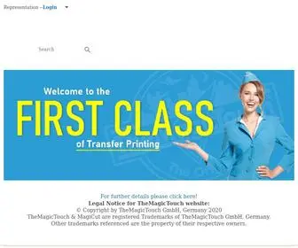 Themagictouch.net(The worlds number one image transfer system for colour laser printing devices) Screenshot