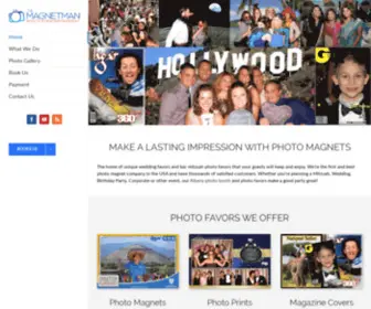 Themagnetman.com(The coolest interactive photo booth green screen photo magnets) Screenshot