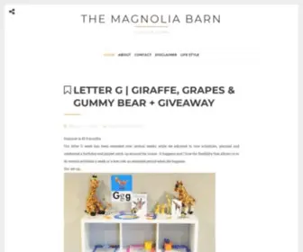 Themagnoliabarn.com(The Magnolia Barn) Screenshot