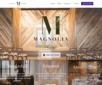 Themagnoliagrand.com(Event Space in Spartanburg SC) Screenshot