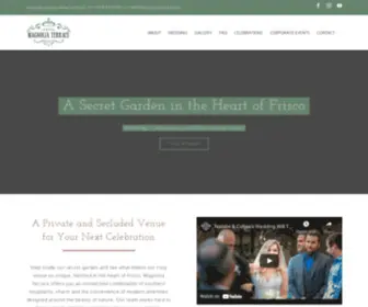 Themagnoliaterrace.com(The Magnolia Terrace in Frisco) Screenshot