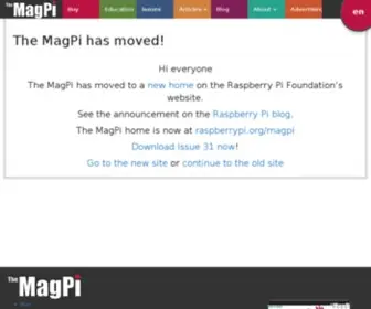 Themagpi.com(The MagPi) Screenshot