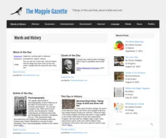 Themagpiegazette.com(The Magpie Gazette) Screenshot