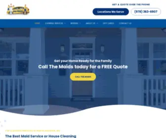 Themaidsnorthandover.com(Top Cleaning Services in North Andover MA) Screenshot