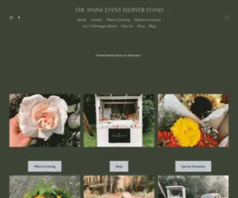 Themaineeventflowerstand.com(The Maine Event Flower Stand) Screenshot