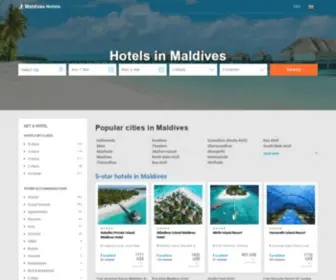 Themaldiveshotels.com(Maldives hotels & apartments) Screenshot