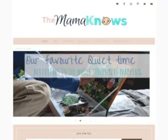 Themamaknows.com(The Mama Knows) Screenshot