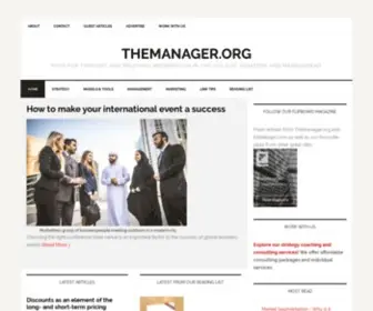 Themanager.org(Food for thought and relevant information in the field of strategy) Screenshot