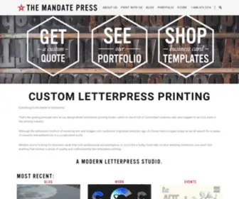 Themandatepress.com(The Mandate Press) Screenshot