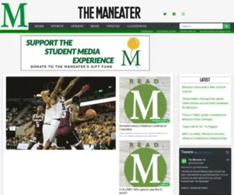Themaneater.com(University of Missouri) Screenshot