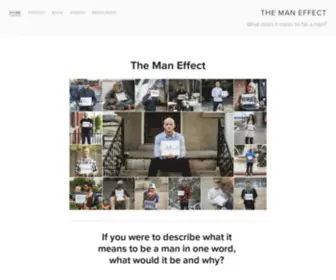 Themaneffect.com(The Man Effect) Screenshot