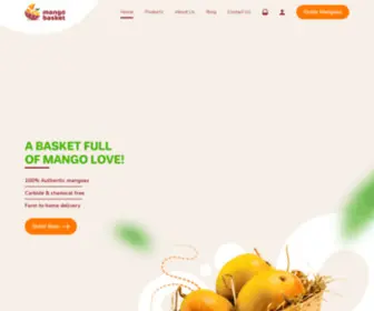 Themangobasket.com(Buy 100% Authentic Alphonso Mangoes) Screenshot