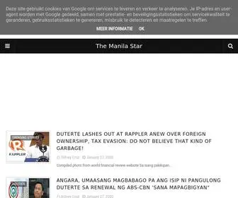Themanilastar.com(The Manila Star) Screenshot