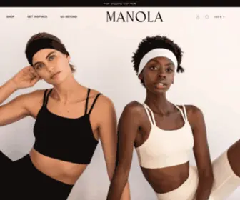 Themanola.com(MANOLA it&#039;s a healing movement) Screenshot