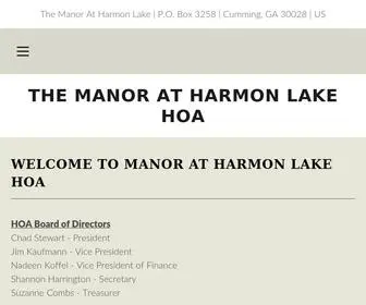 Themanoratharmonlake.com(The Manor At Harmon Lake HOA) Screenshot