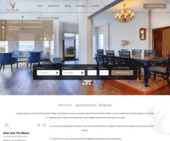 Themanorhotel.in(Best Luxury Service Apartments) Screenshot