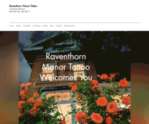Themanortattoo.com(Raventhorn Manor) Screenshot