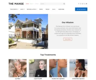 Themanseclinic.com.au(Leading Cosmetic Clinic Sydney for injectables) Screenshot
