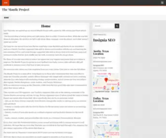 Themantleproject.org(The Mantle Project) Screenshot