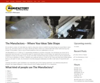 Themanufactory.us(The Manufactory) Screenshot