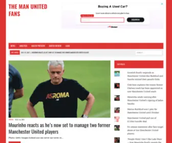 Themanunitedfans.com(The man united fans) Screenshot