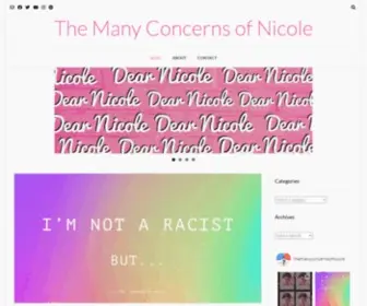 Themanyconcernsofnicole.com(The Many Concerns of Nicole) Screenshot