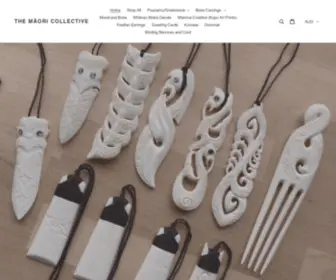 Themaoricollective.com(The Māori Collective) Screenshot