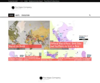 Themapscompany.com(The Maps Company) Screenshot