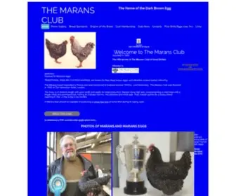 Themaransclub.co.uk(The Marans Club) Screenshot