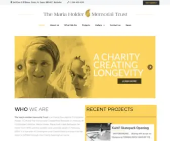 Themariaholdermemorialtrust.com(The Maria Holder Memorial Trust) Screenshot