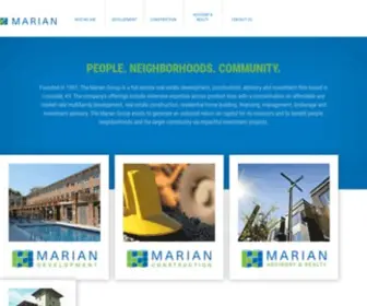 Themariangroup.com(The Marian Group) Screenshot