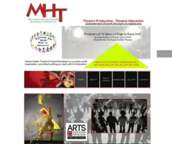 Themarianholdentheatre.com(Performing arts school) Screenshot