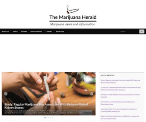 Themarijuanaherald.com(The Marijuana Herald) Screenshot
