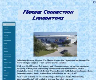 Themarineconnection.net(Marine Connection Liquidators) Screenshot