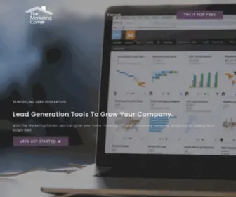 Themarketingcorner.com(Home Improvement Lead Generation & Marketing) Screenshot