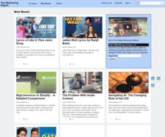 Themarketingdigest.com(Themarketingdigest) Screenshot