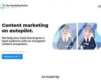 Themarketingdollar.com(SaaS Content Marketing and Copywriting) Screenshot