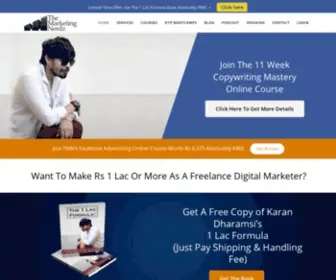 Themarketingnerdz.com(Digital Marketing Courses) Screenshot