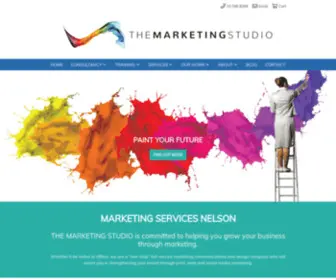 Themarketingstudio.co.nz(Marketing Consultancy) Screenshot