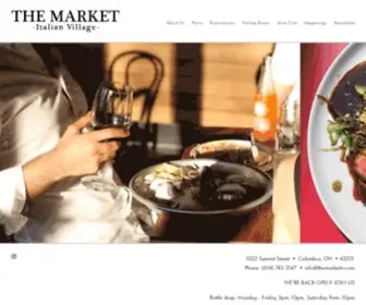 Themarketiv.com(The Market Italian Village) Screenshot