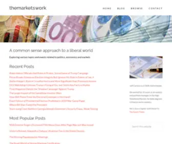 Themarketswork.com(A common sense approach to a liberal world) Screenshot