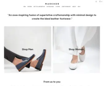 Themarkhor.com(Handmade Leather Shoes & Accessories) Screenshot