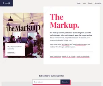 Themarkup.org(The Markup) Screenshot