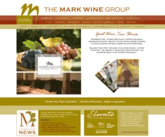 Themarkwinegroup.com(The Mark Wine Group) Screenshot
