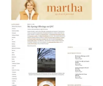 Themarthablog.com(The Martha Stewart Blog) Screenshot