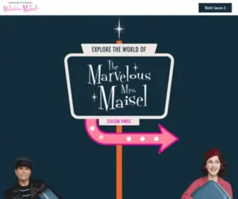 Themarvelousmrsmaisel.com(The Marvelous Mrs) Screenshot